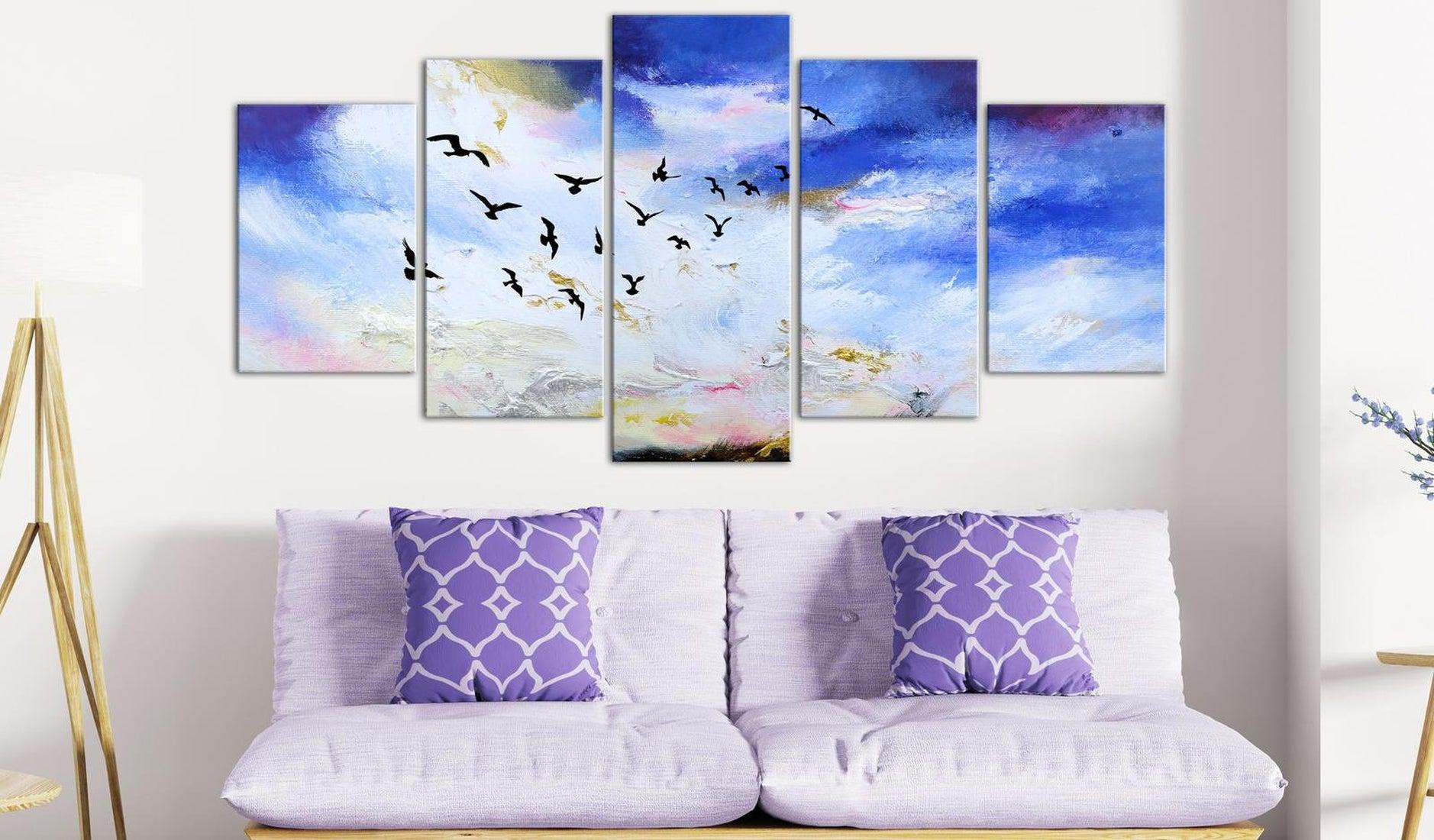 Stretched Canvas Wall Art - Autumn Is Coming 5 Piece