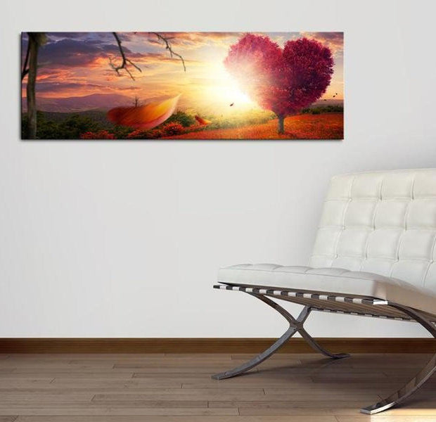 Stretched Canvas Landscape Art - Autumnal Heart
