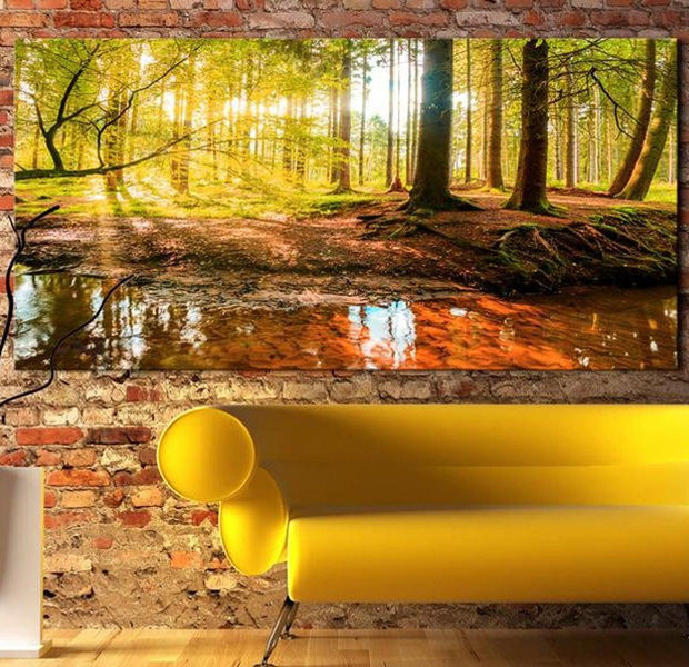 Stretched Canvas Landscape Art - Autumnal Reverie