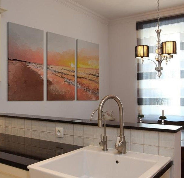 Stretched Canvas Landscape Art - Baltic Sand