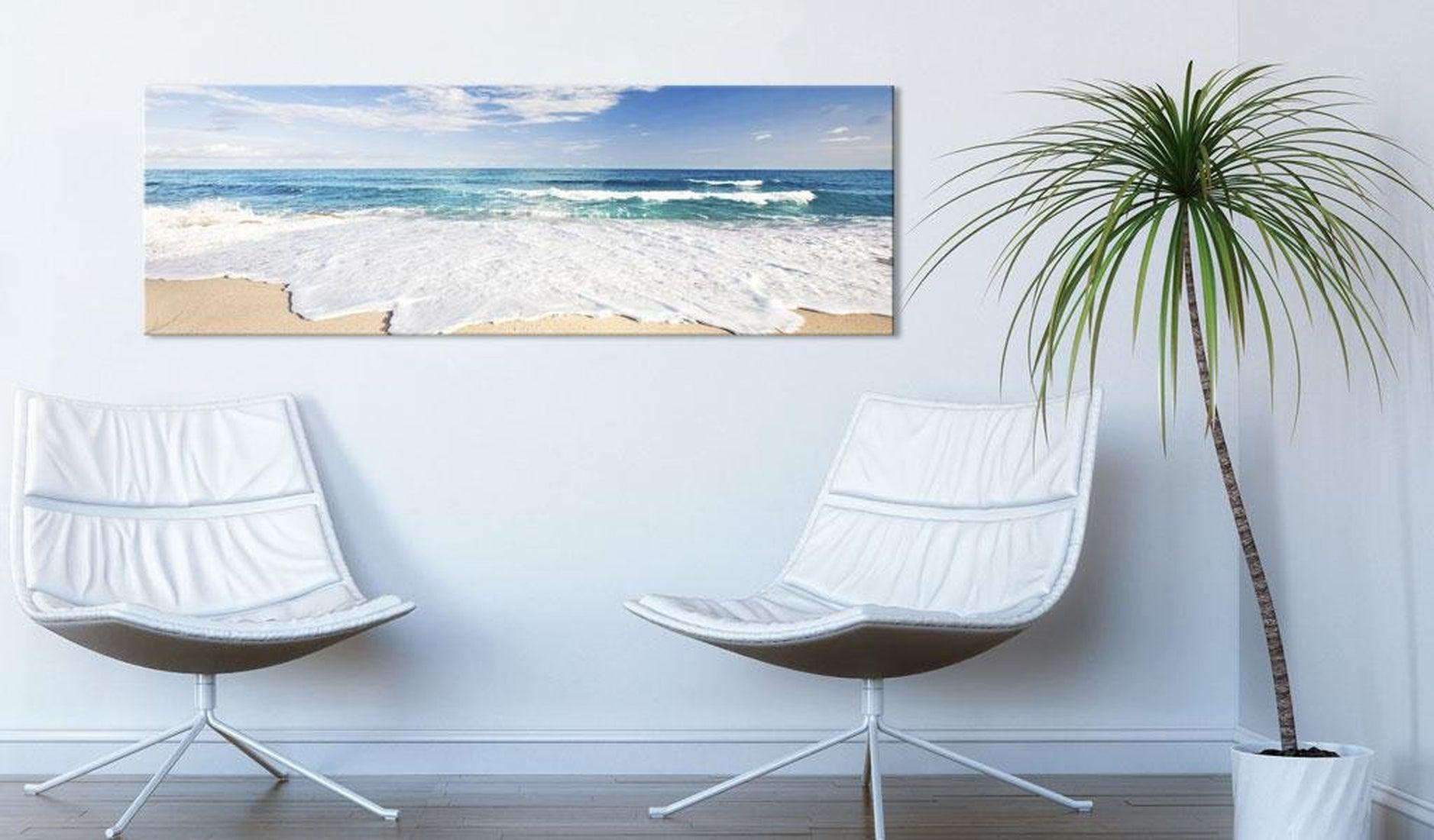 Stretched Canvas Landscape Art - Beach On Captiva Island