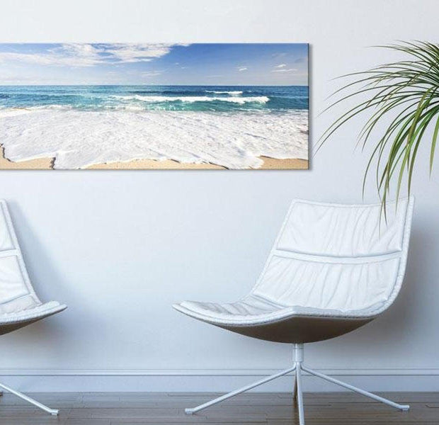 Stretched Canvas Landscape Art - Beach On Captiva Island