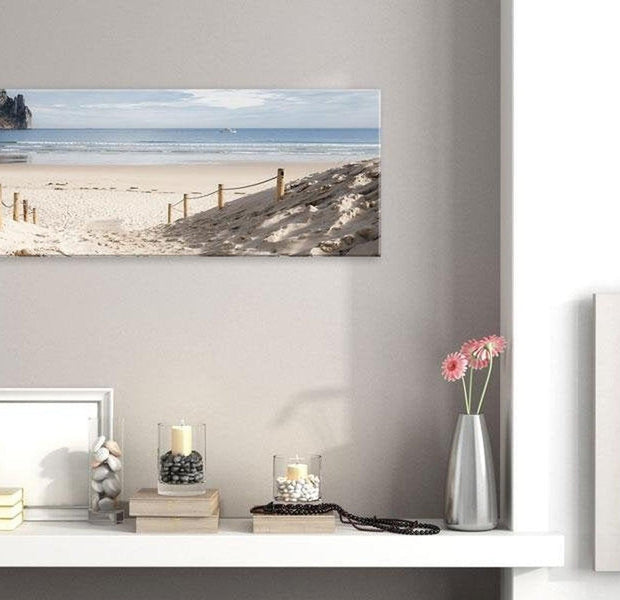 Stretched Canvas Landscape Art - Beach Path