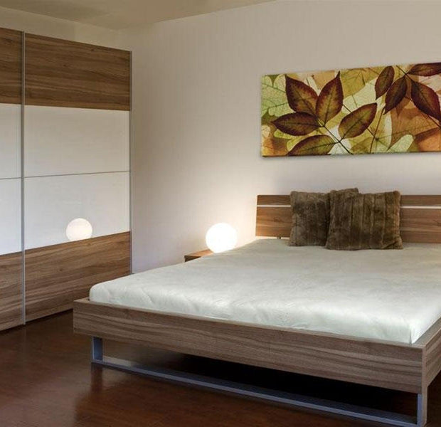 Stretched Canvas Wall Art - Collage Leaves