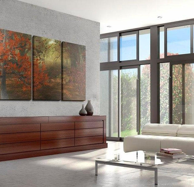 Stretched Canvas Landscape Art - Copse 3 Piece