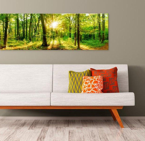 Stretched Canvas Landscape Art - Green Magic
