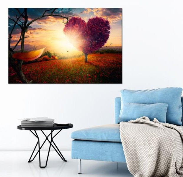 Stretched Canvas Landscape Art - Hills Of Love