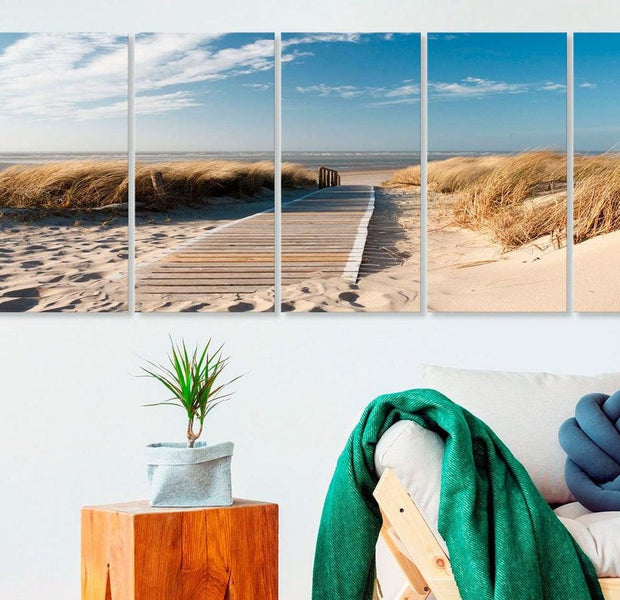 Stretched Canvas Landscape Art - Holiday At Sea