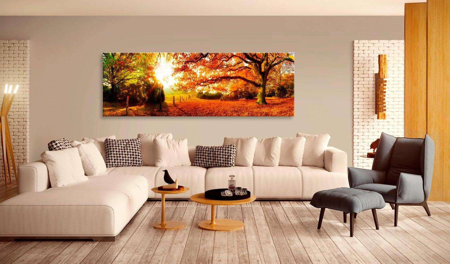 Stretched Canvas Landscape Art - Magic Of Autumn