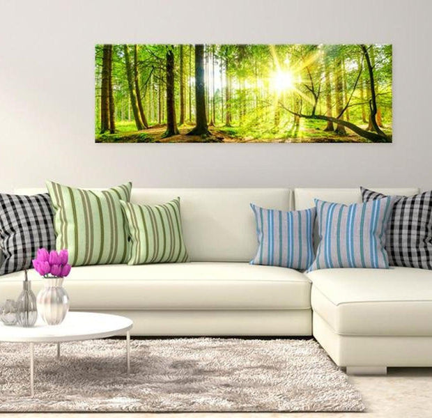 Stretched Canvas Landscape Art - Majestic Trees