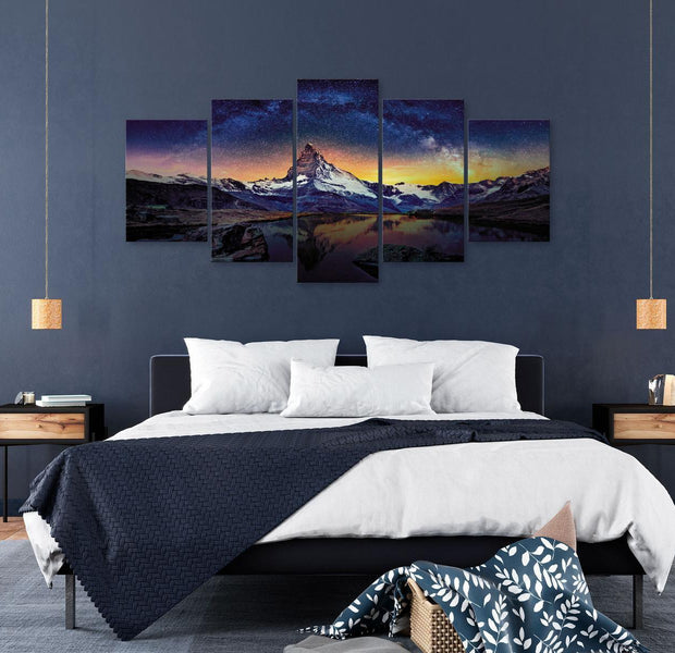 Stretched Canvas Landscape Art - Matterhorn Wide