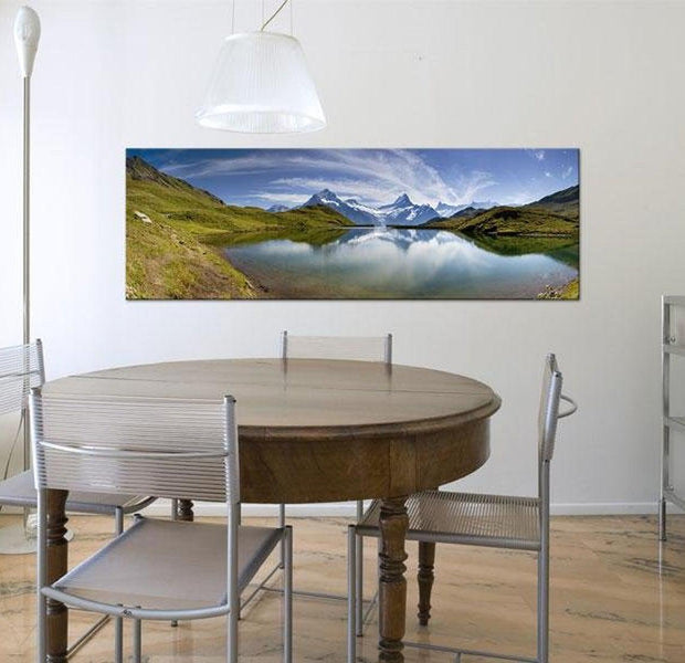 Stretched Canvas Landscape Art - Mountain Lake