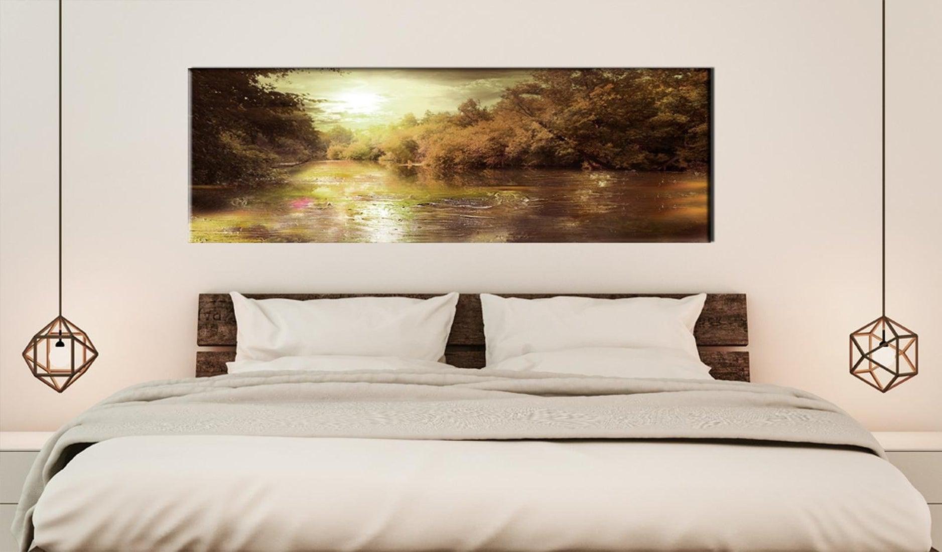 Stretched Canvas Landscape Art - Mysterious Land