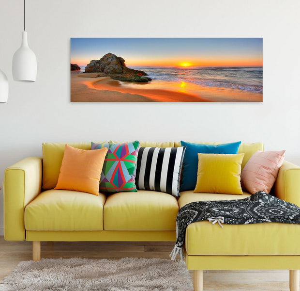Stretched Canvas Landscape Art - New Day Narrow