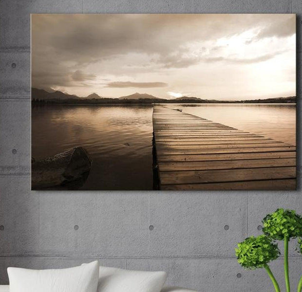 Stretched Canvas Landscape Art - Nostalgy