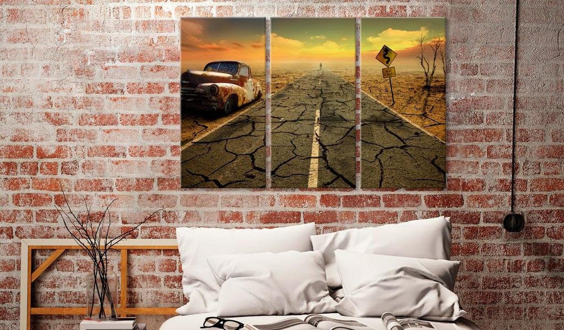 Stretched Canvas Landscape Art - On The Desert