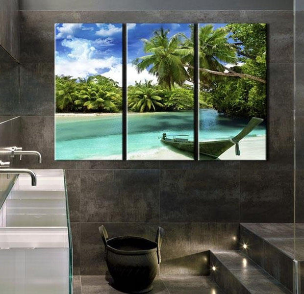 Stretched Canvas Landscape Art - On The Island Of Dreams