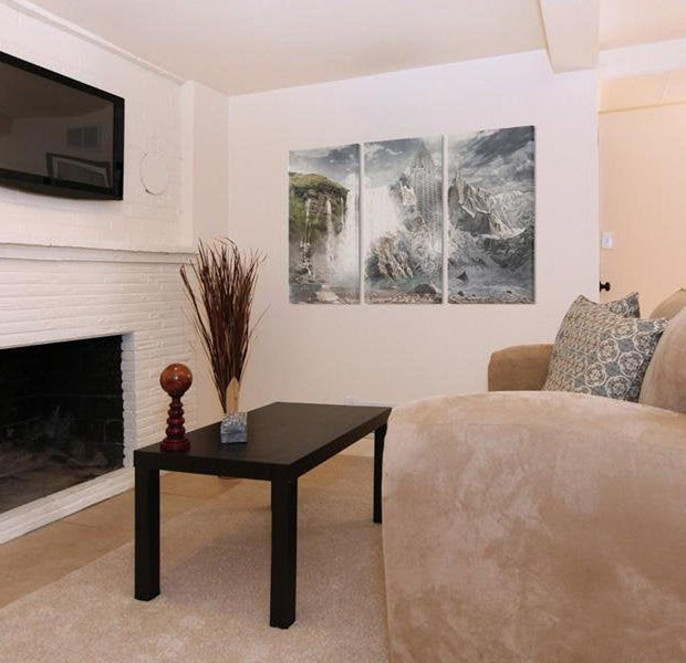 Stretched Canvas Landscape Art - Process Of Urbanization