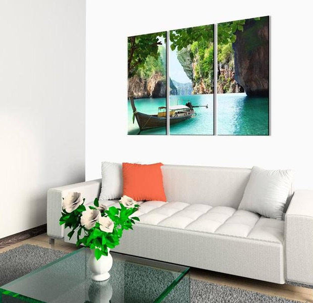 Stretched Canvas Landscape Art - Solitary Journey