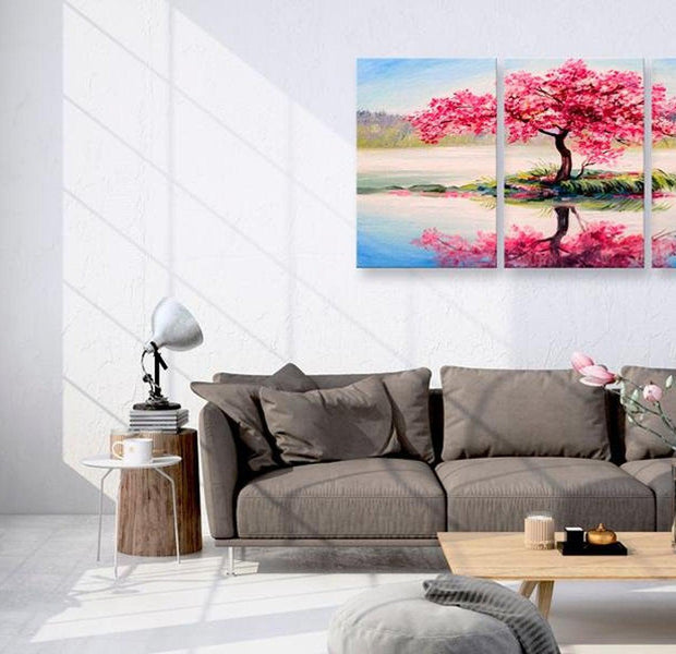 Stretched Canvas Landscape Art - Spring Island