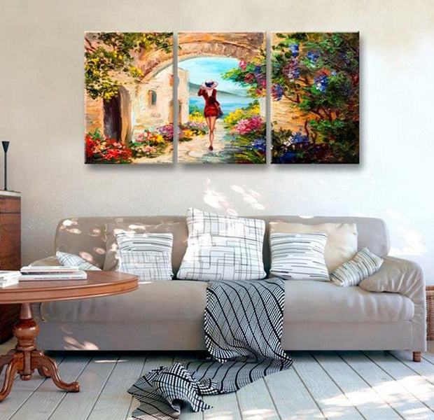 Stretched Canvas Wall Art - Summer In Italy