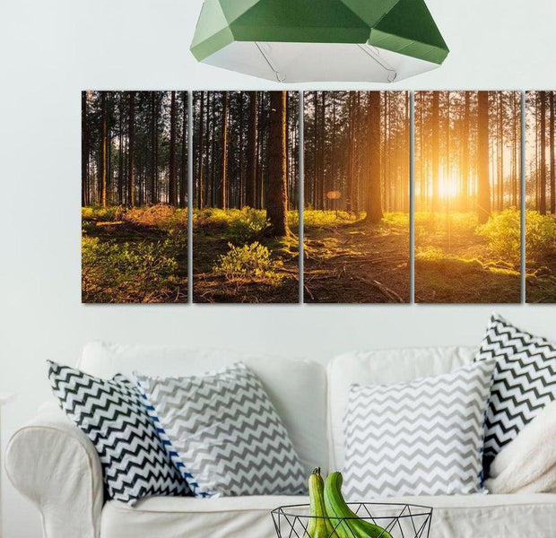 Stretched Canvas Landscape Art - Summer Morning