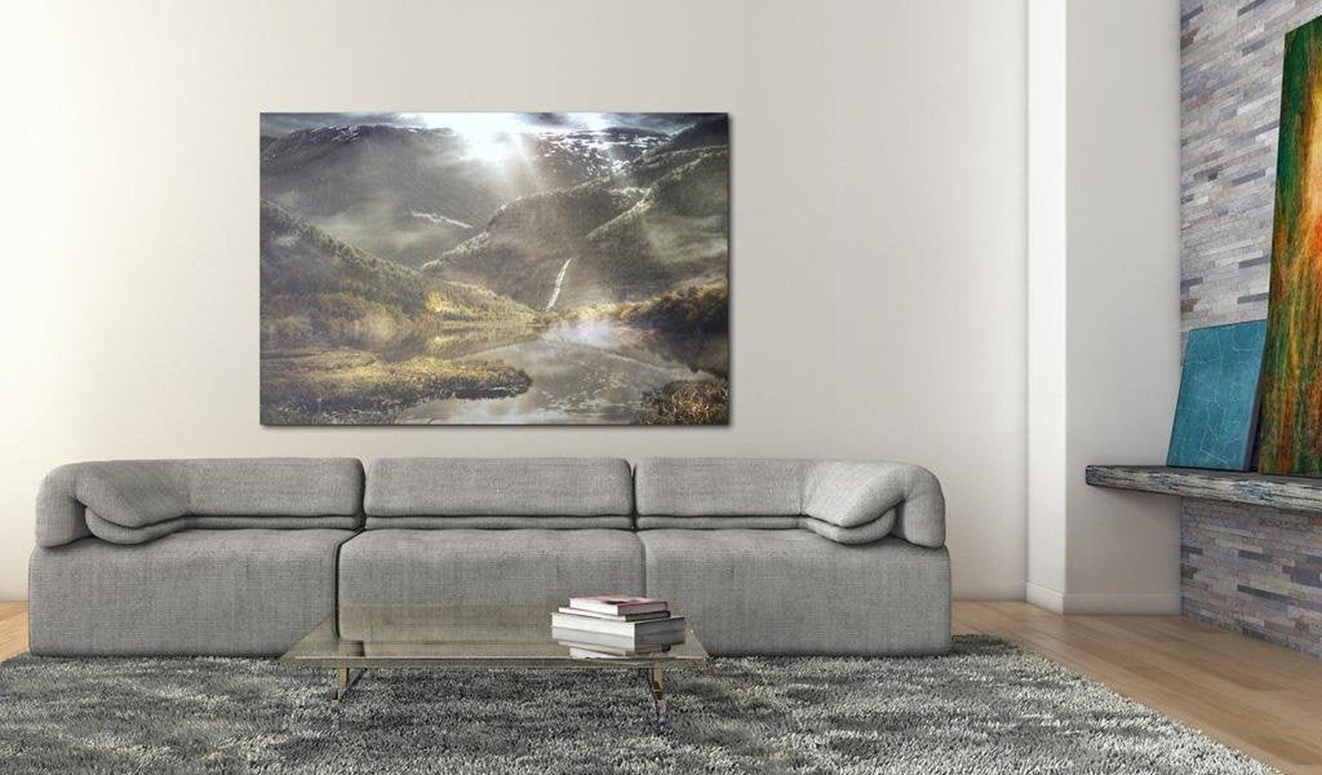 Stretched Canvas Landscape Art - The Land Of Mists