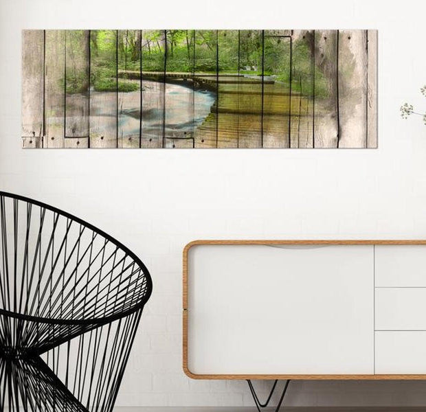 Stretched Canvas Landscape Art - The River Of Memories