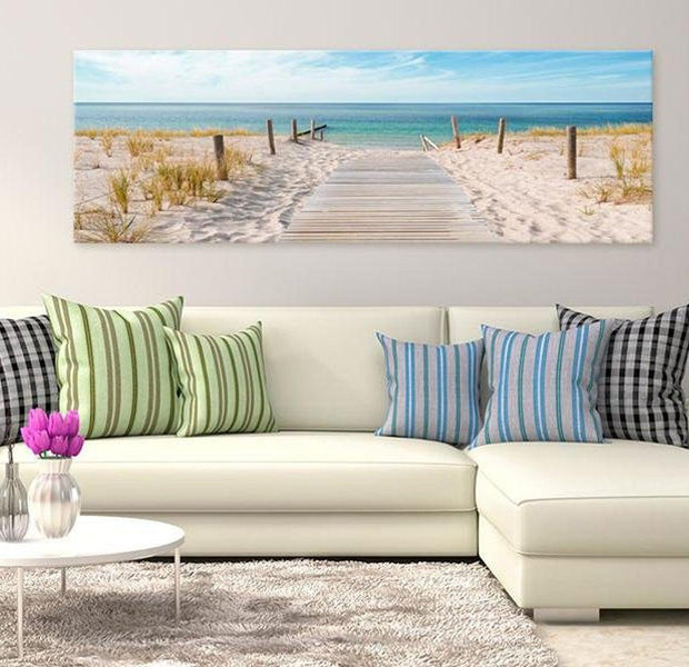 Stretched Canvas Landscape Art - The Silence Of The Sea