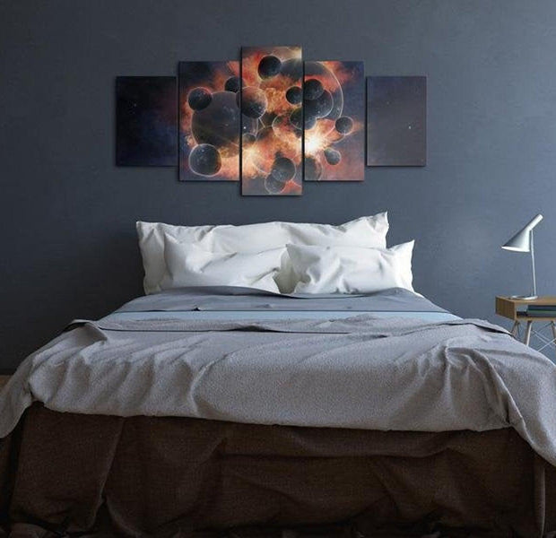 Stretched Canvas Wall Art - Theory Of The Universe Creation