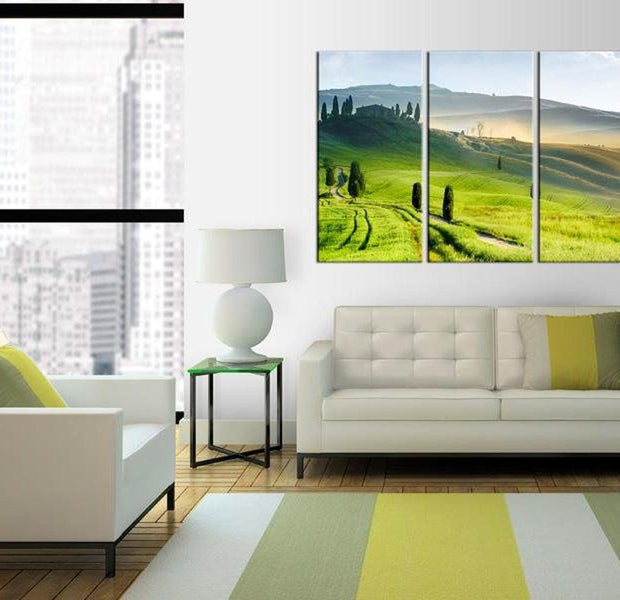 Stretched Canvas Landscape Art - Time Of Harvest