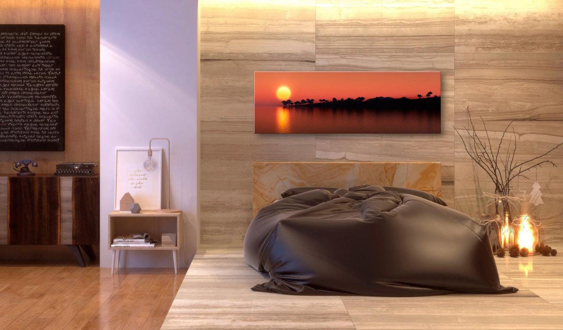 Stretched Canvas Landscape Art - Tree Island