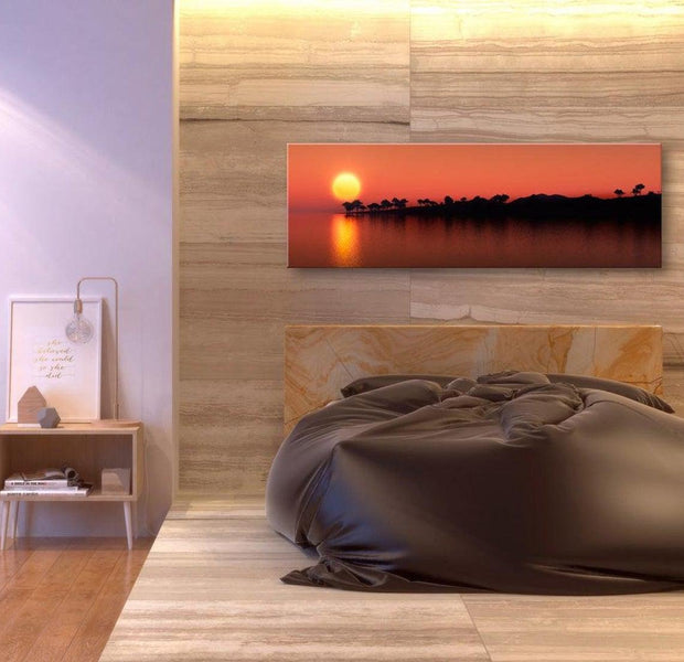 Stretched Canvas Landscape Art - Tree Island