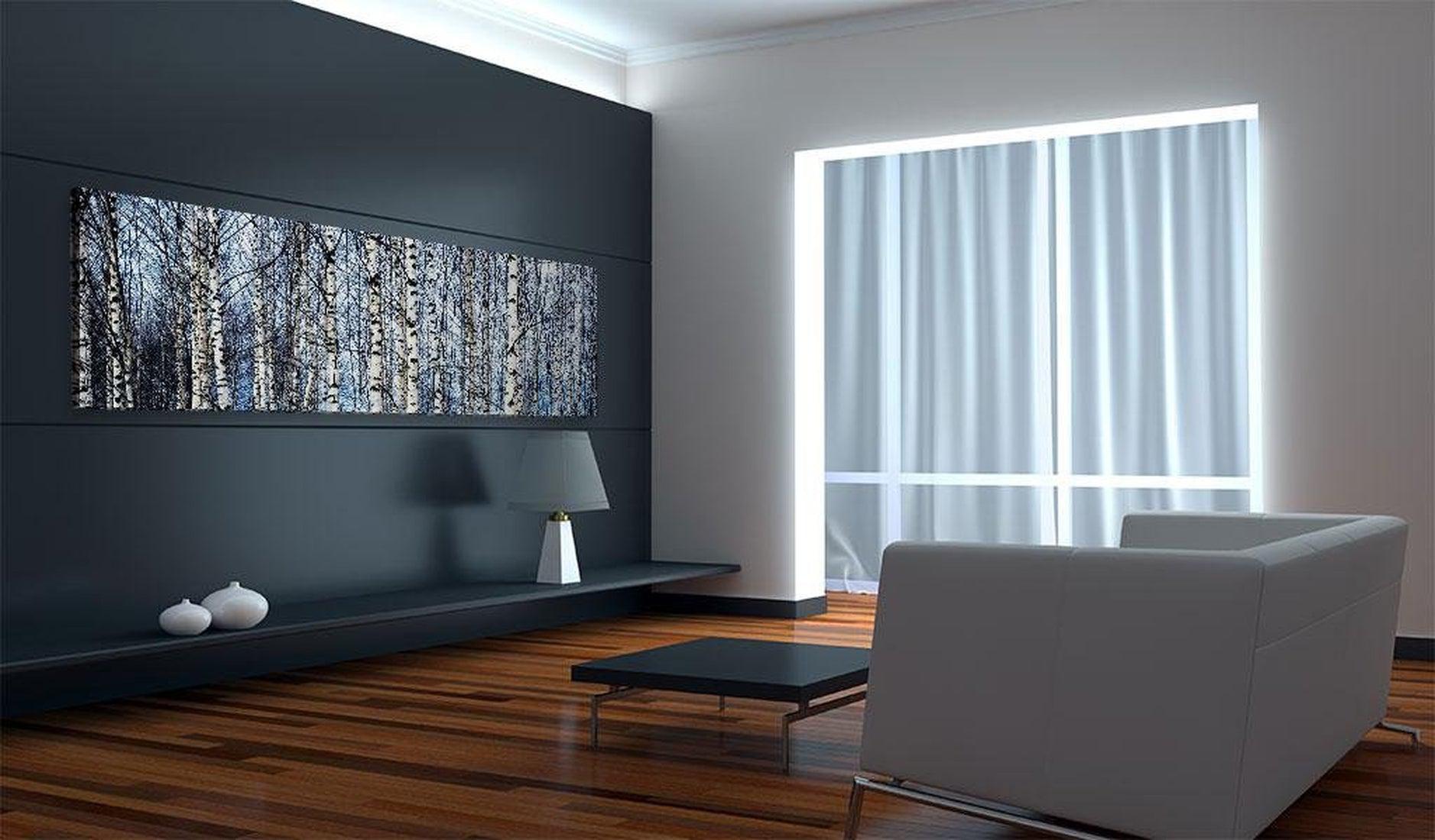 Stretched Canvas Landscape Art - White Birches