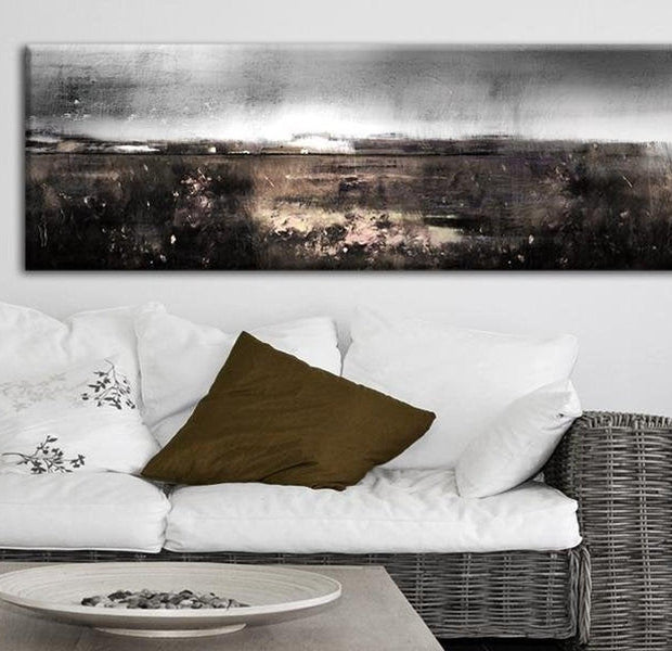 Stretched Canvas Landscape Art - Winter Meadow