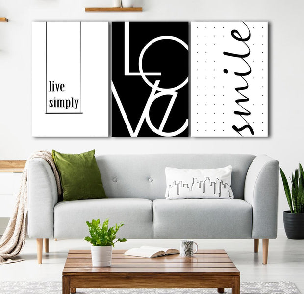 Stretched Canvas Nordic Art - A Bit Of Motivation