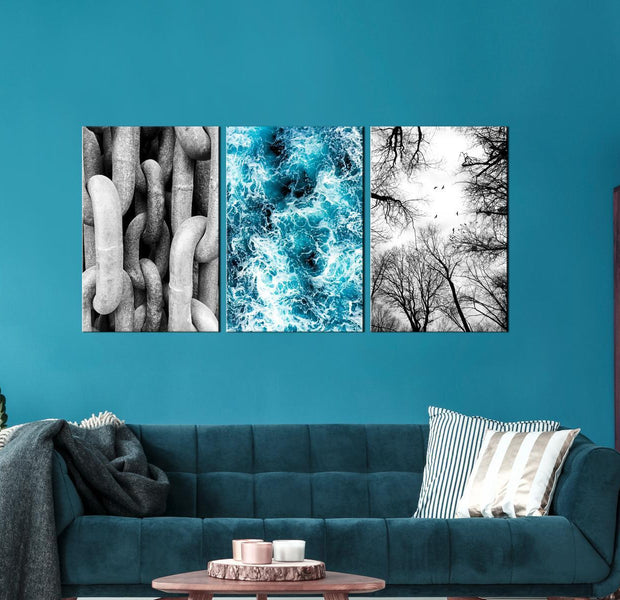 Stretched Canvas Nordic Art - Anxiety