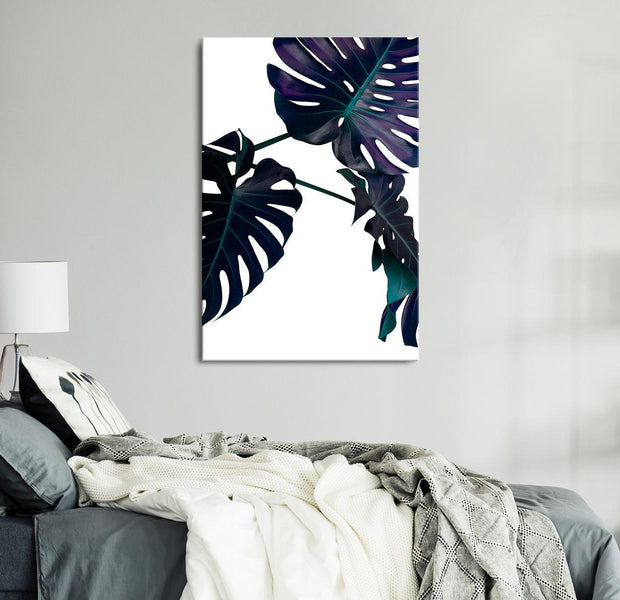 Stretched Canvas Nordic Art - Evergreen Wide