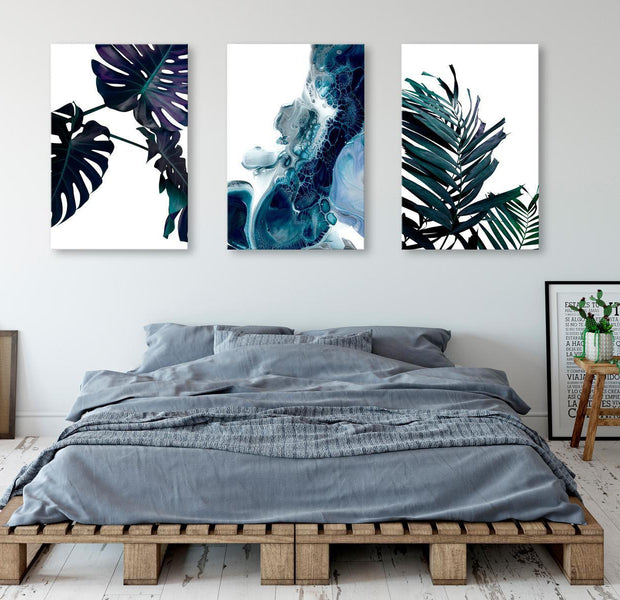 Stretched Canvas Botanical Art - Green Nature