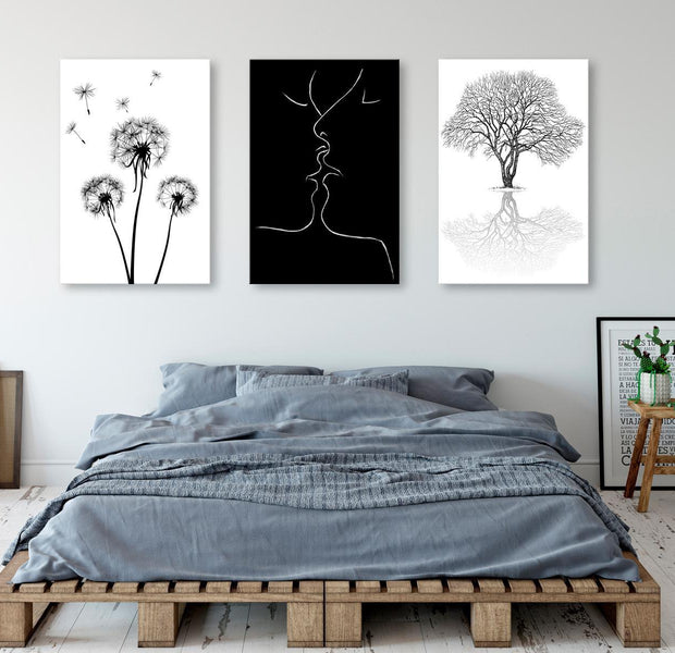 Stretched Canvas Nordic Art - Idyllic Life