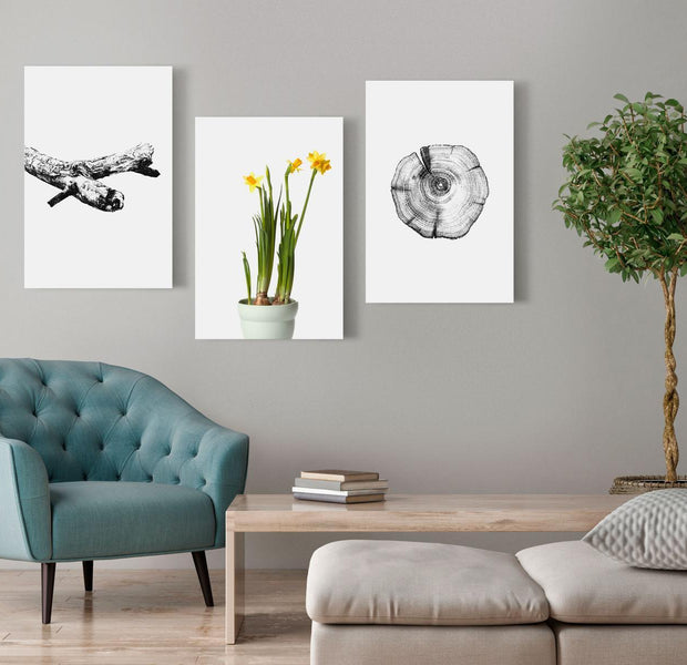 Stretched Canvas Nordic Art - Nature