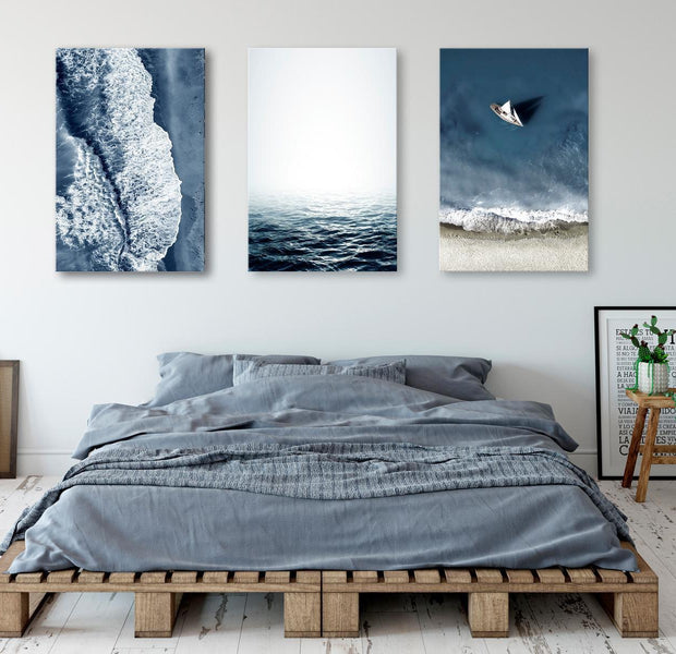 Stretched Canvas Nordic Art - Seascape