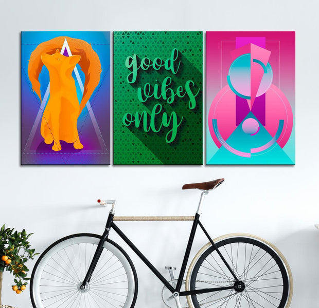 Stretched Canvas Nordic Art - Shades Of Happiness