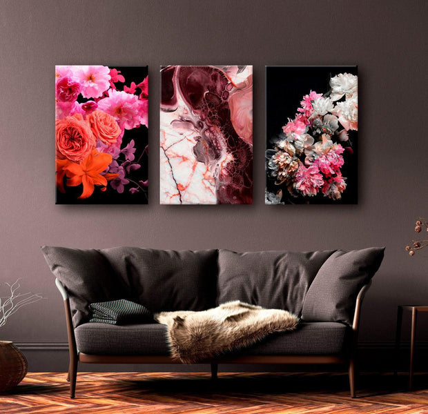 Stretched Canvas Botanical Art - Spring Baroque