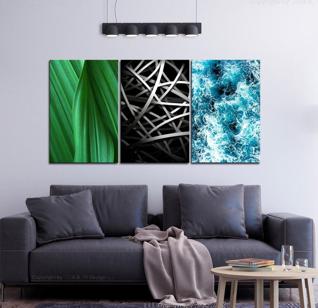 Stretched Canvas Nordic Art - Structures In Nature