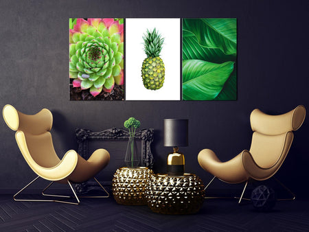 Stretched Canvas Botanical Art - Treasures Of The Tropics