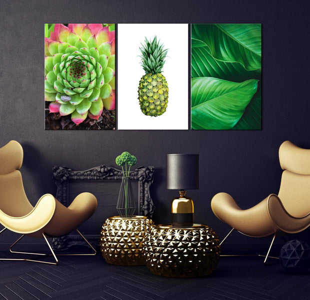 Stretched Canvas Botanical Art - Treasures Of The Tropics