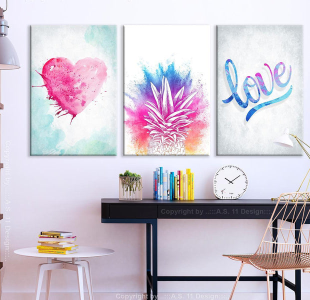 Stretched Canvas Nordic Art - Tropical Dust