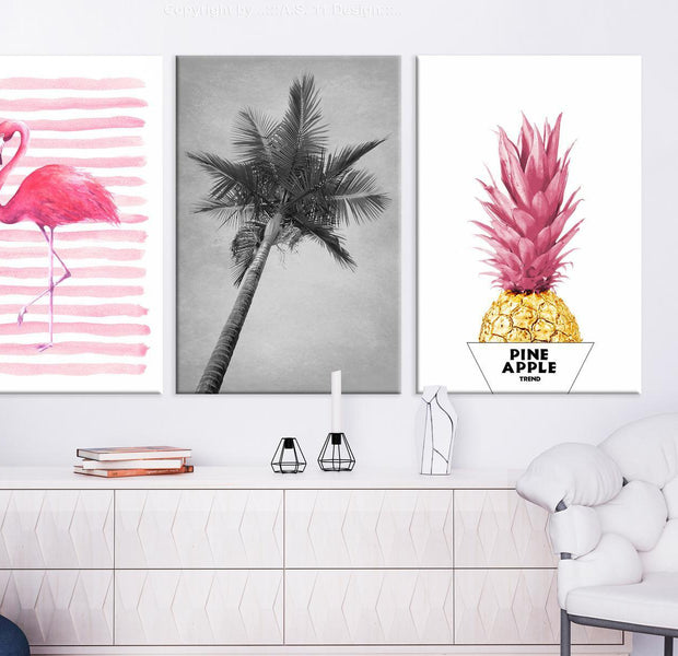 Stretched Canvas Nordic Art - Tropical Heat