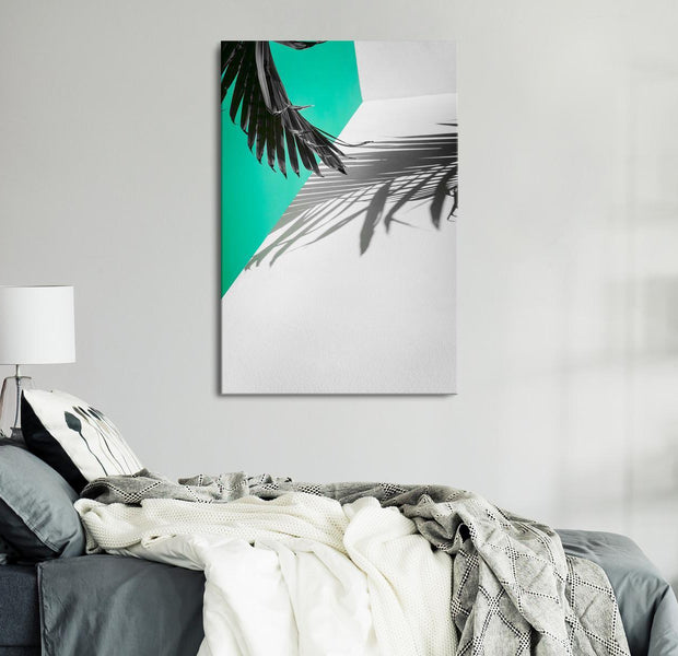 Stretched Canvas Botanical Art - Twig Shadow Wide